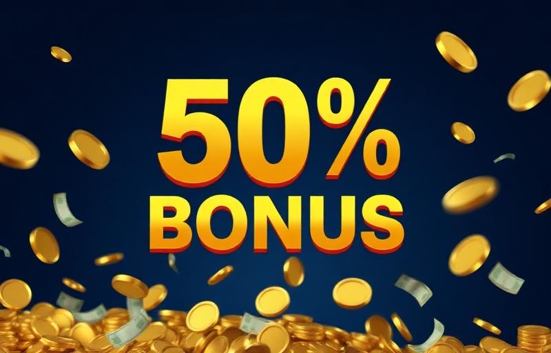 BONO 50% DE DEPÓSITO